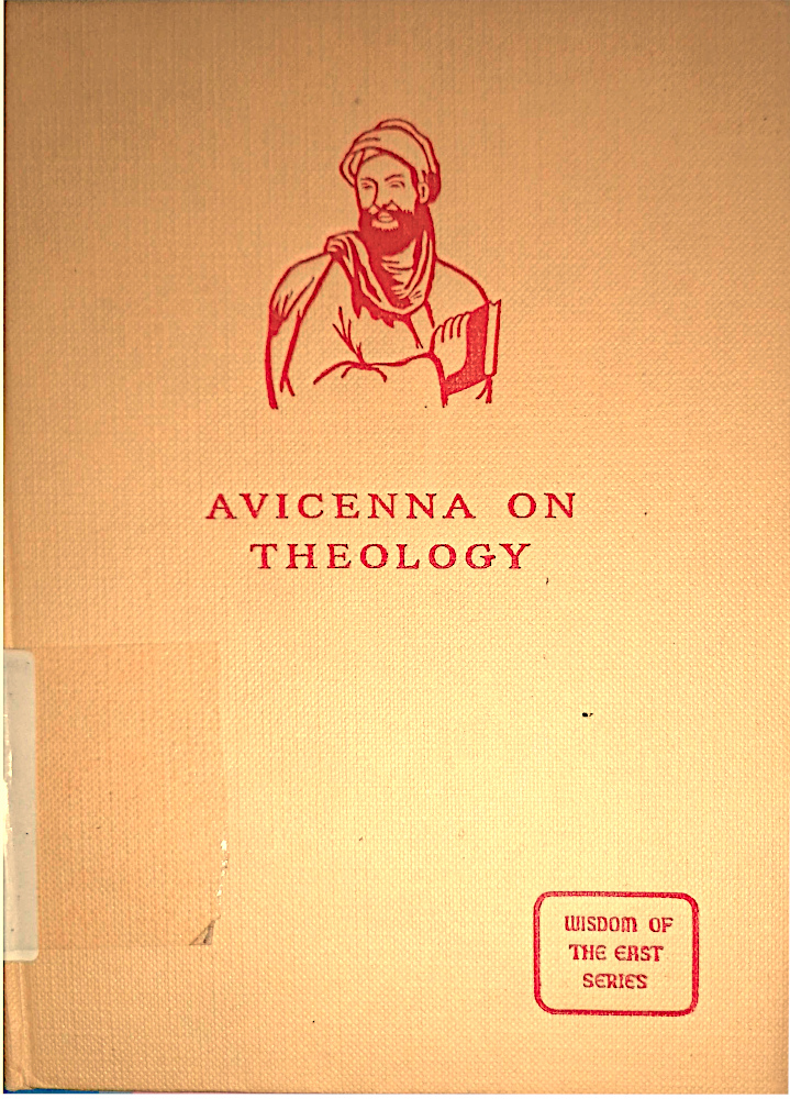 The picture of Avicenna On Theology book cover.